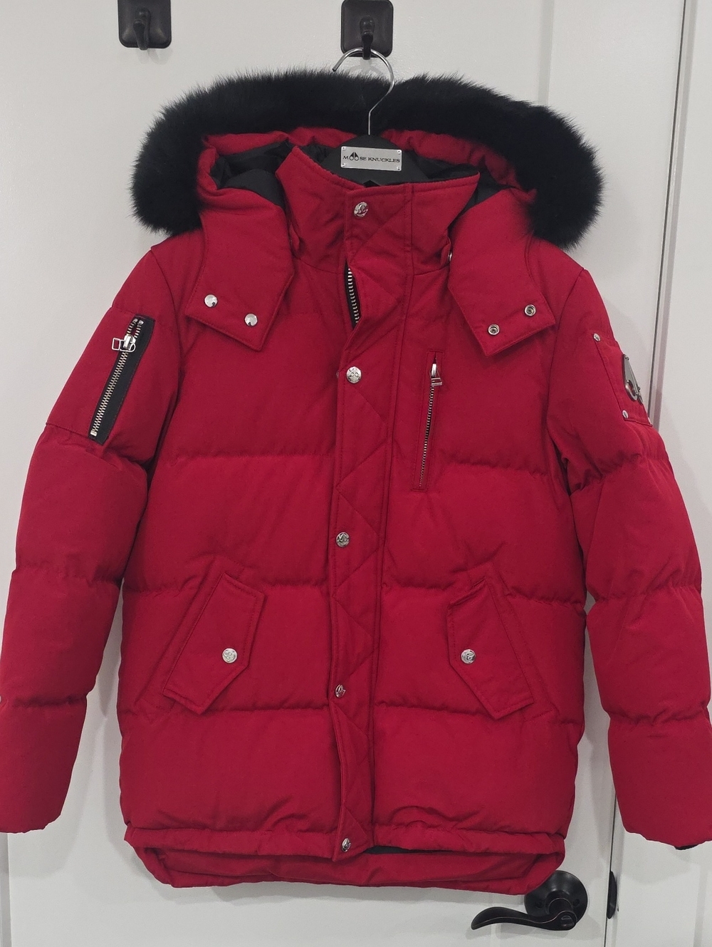 Kids Moose Knuckles Red 3Q Jacket